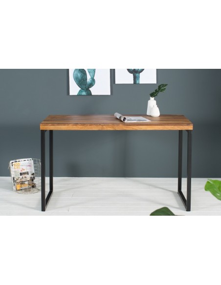 INVICTA biurko ELEMENTS Sheesham - lite drewno palisander, metal