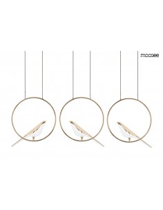 MOOSEE lampa wisząca BIRD LINE złota