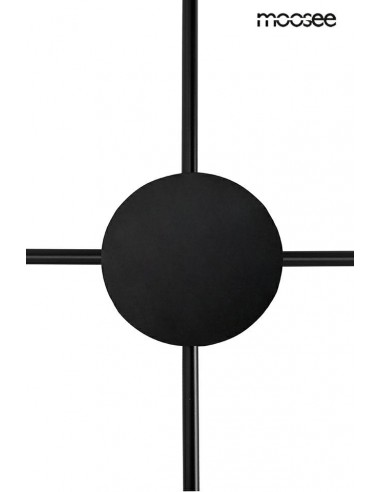 MOOSEE lampa ścienna SHADOW 4 czarna