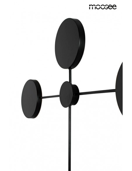 MOOSEE lampa ścienna SHADOW 4 czarna