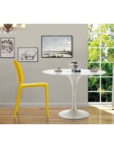 Stół TULIP MARBLE 120 CARRARA biały 2