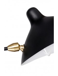 Lampa ścienna RAVEN WALL UP 2 czarna 2