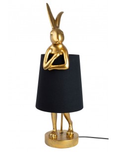 KARE lampa stołowa RABBIT 68 cm  złota / czarna 2