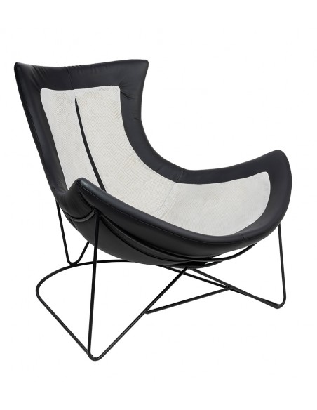 Fotel OTILIA STAND VELVET ciemny  szary welur