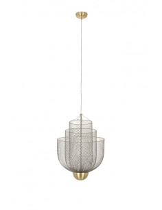 Lampa wisząca ILLUSION BICOLOUR 45 srebrna / złota 2