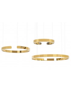 Lampa wisząca VISTA TRIPLE złoty chrom