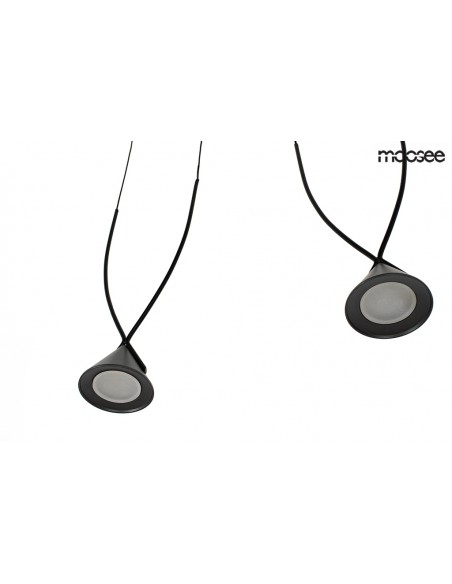 MOOSEE lampa wisząca ATLAS 3 czarna