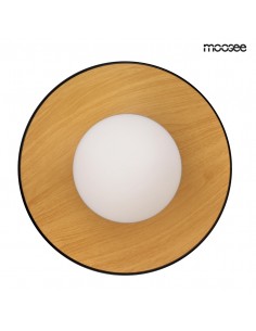 MOOSEE lampa sufitowa TOLLA czarna / naturalna 2