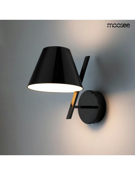 MOOSEE lampa ścienna MAGO czarna