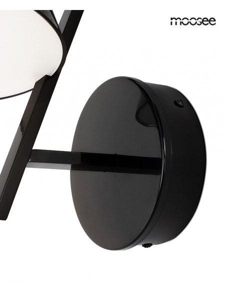 MOOSEE lampa ścienna MAGO czarna