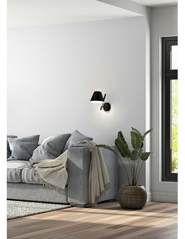 MOOSEE lampa ścienna MAGO czarna