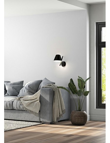 MOOSEE lampa ścienna MAGO czarna