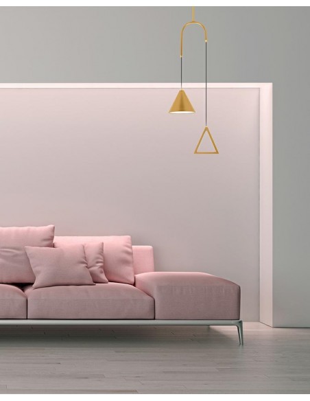 MOOSEE lampa wisząca ACUSTICA złota