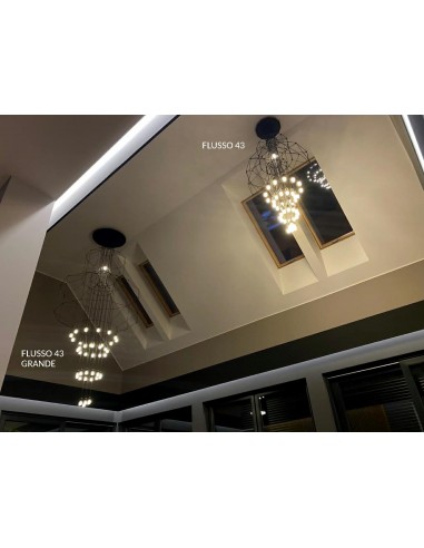 Lampa wisząca FLUSSO 43 czarna