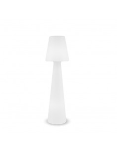 NEW GARDEN lampa podłogowa LOLA 165 BATTERY biała