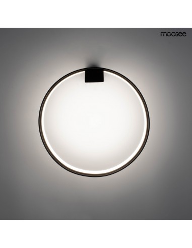 MOOSEE lampa ścienna CIRCLE WALL czarna