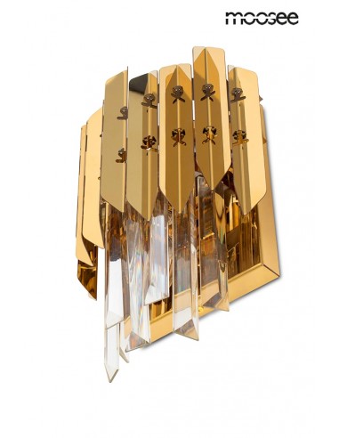 MOOSEE lampa ścienna MAJESTIC złota