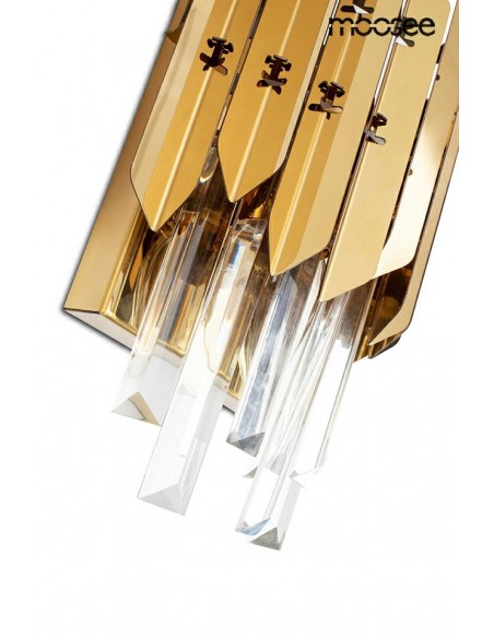 MOOSEE lampa ścienna MAJESTIC złota