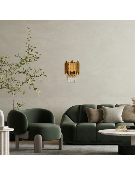 MOOSEE lampa ścienna MAJESTIC złota