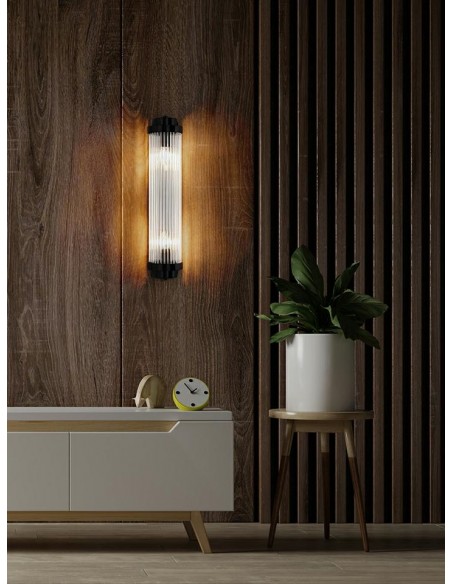 MOOSEE lampa ścienna COLUMN 60 czarna