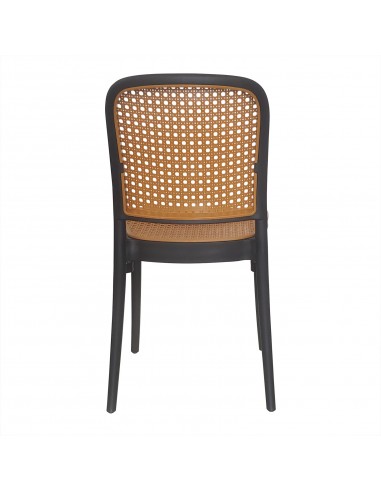 Zestaw stół BISTRO czarny i 2 krzesła WIKO czarne