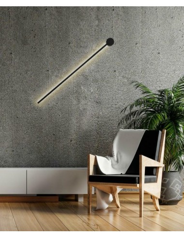 MOOSEE lampa ścienna OMBRE 80 czarna