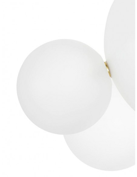 Lampa wisząca CAPRI 4 biała / złota