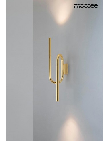 MOOSEE lampa ścienna MACAROON złota