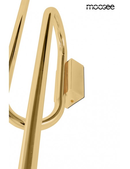 MOOSEE lampa ścienna MACAROON złota