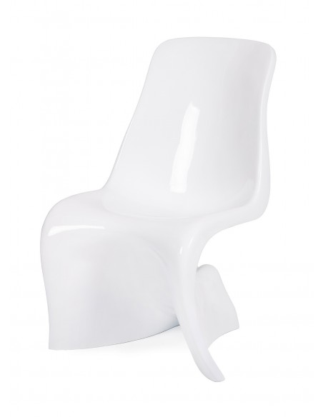 Krzesło HIM białe - włókno szklane