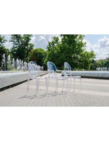 Krzesło LOUIS transparentne