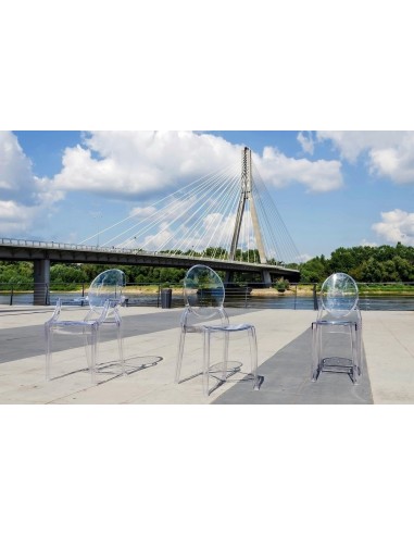 Krzesło LOUIS transparentne