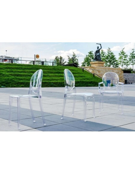 Krzesło LOUIS transparentne