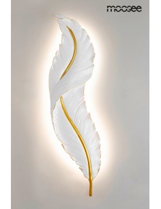 MOOSEE lampa ścienna IKAR 80  biała / złota 2