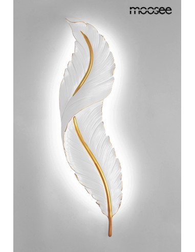 MOOSEE lampa ścienna IKAR 80  biała / złota