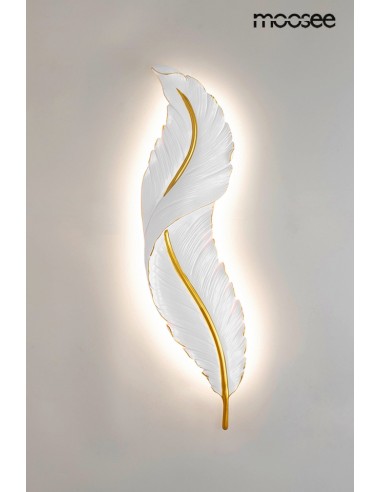 MOOSEE lampa ścienna IKAR 60  biała / złota