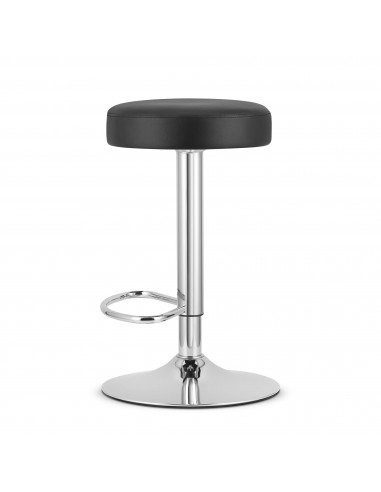 Hoker ROJST - ekoskóra czarny / baza chrom