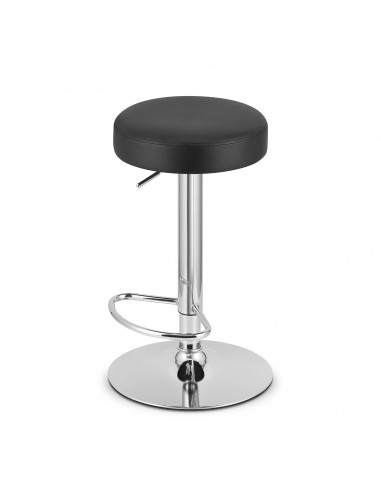 Hoker ROJST - ekoskóra czarny / baza chrom