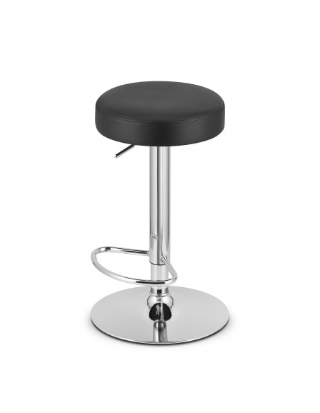 Hoker ROJST - ekoskóra czarny / baza chrom