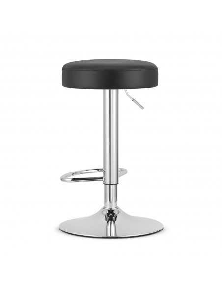 Hoker ROJST - ekoskóra czarny / baza chrom