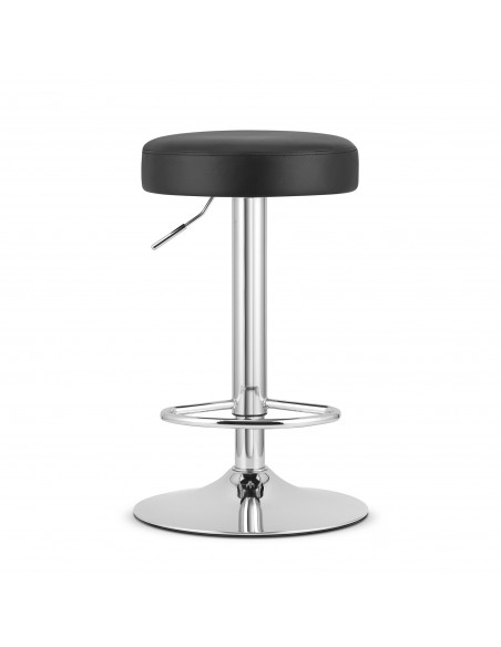 Hoker ROJST - ekoskóra czarny / baza chrom