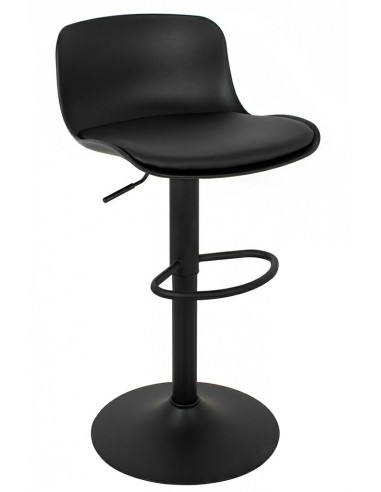Krzesło barowe STOR TAP regulowane czarne