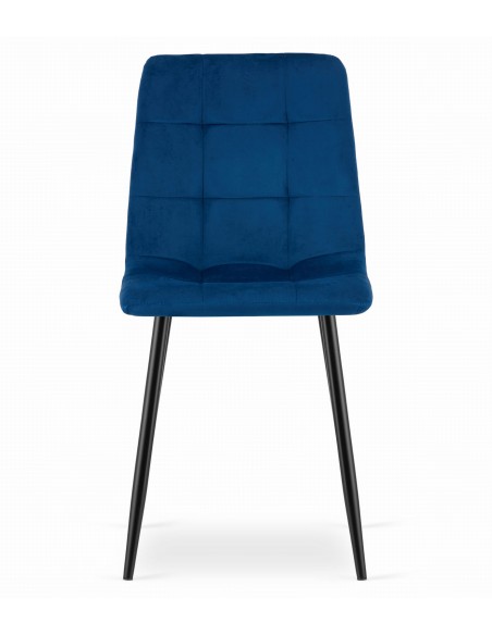 Krzesło KARA - granat aksamit