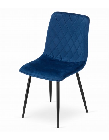 Krzesło TURIN - granat aksamit