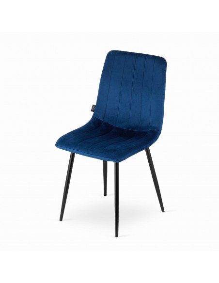 Krzesło LAVA - granat aksamit