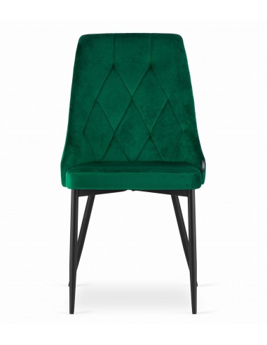 Krzesło IMOLA - ciemna zieleń aksamit