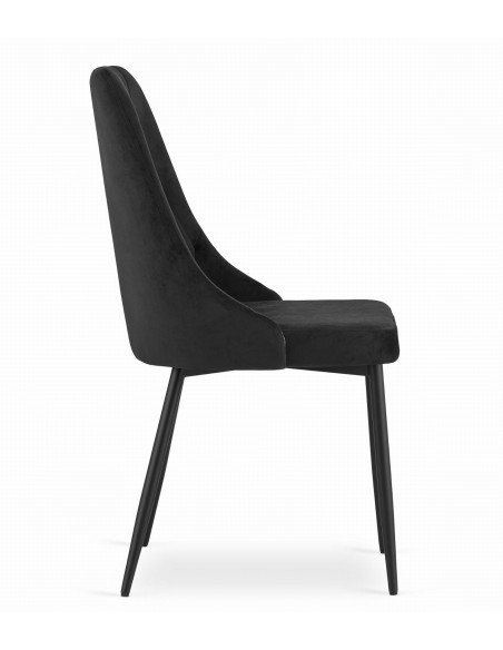 Krzesło IMOLA - czarny welur