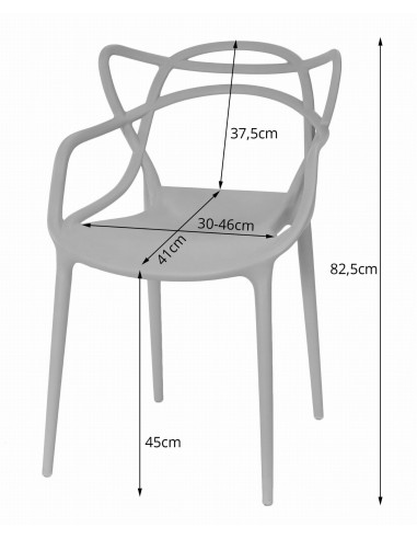 Krzesło KATO - czarne