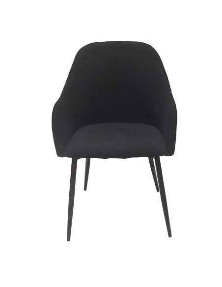 Krzesło MONTANA czarny sztruks