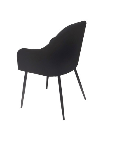 Krzesło MONTANA czarny sztruks